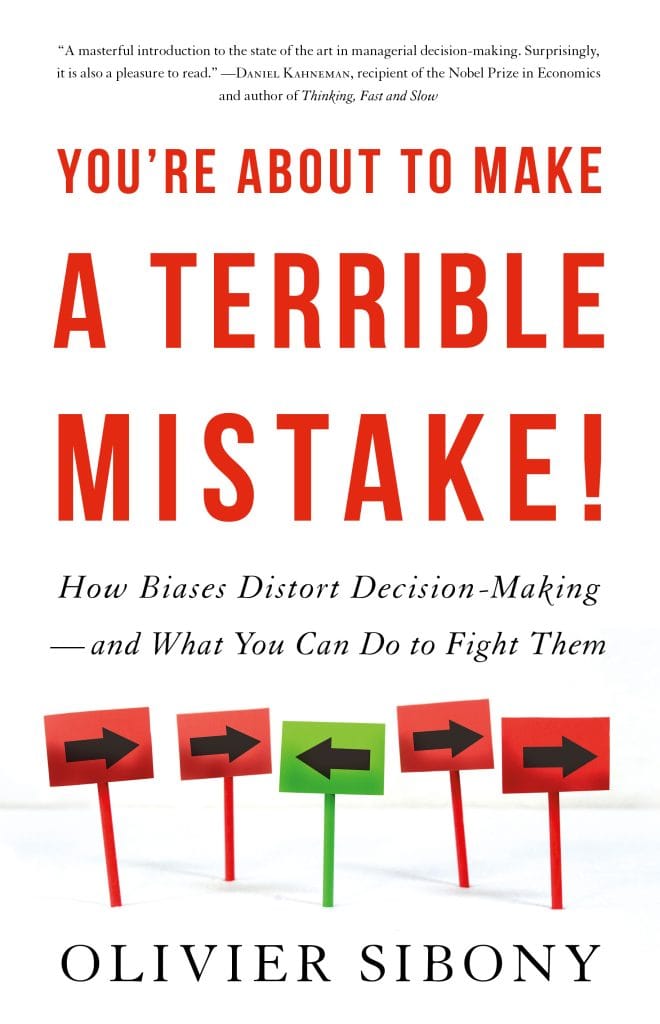 You are about to make a terrible mistake - a great book to read